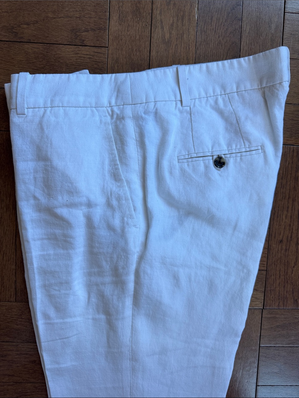 Faconnable White Linen Women’s Suit Jacket & Pants - Picture 8 of 12